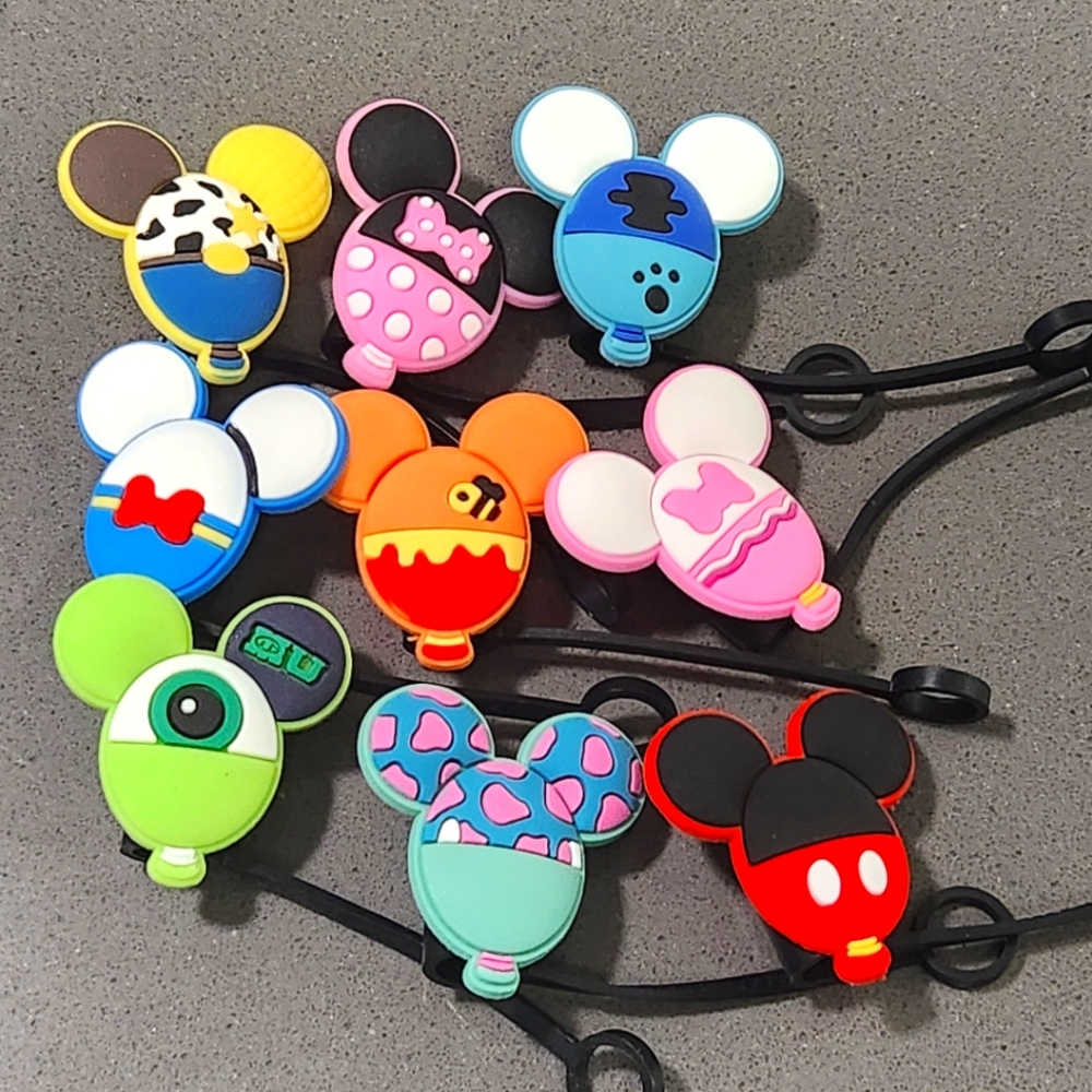 12 Disney Straw Covers